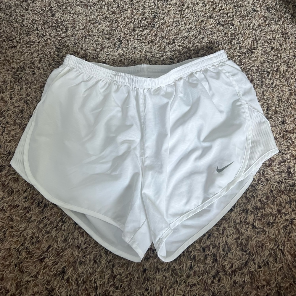 White Nike Athletic Shorts